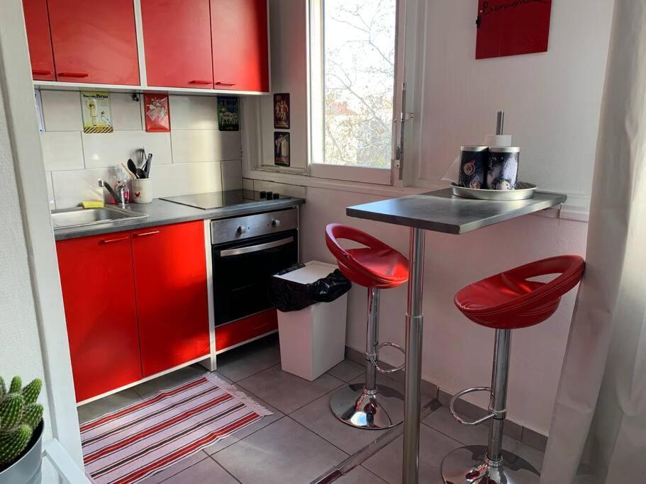 Parking Prive,T1 Bis, 10Mn Lyon Centre Daire Villeurbanne Dış mekan fotoğraf